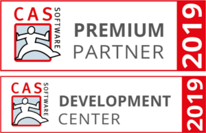 Auszeichnung als Premium Partner und Development Center 2019 der CAS Software AG