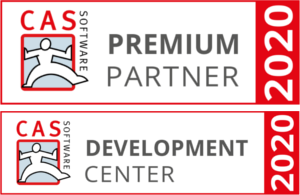 Auszeichnung als Premium Partner und Development Center 2020 der CAS Software AG