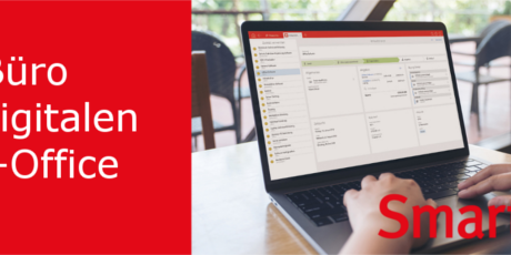 Arbeiten am Laptop im Home-Office