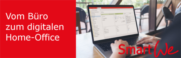 SmartWe_718x230px Arbeiten am Laptop im Home-Office