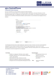 ajcs CentralPhone Prospektvorschau