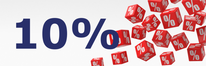 10% Rabatt zum Jahresende