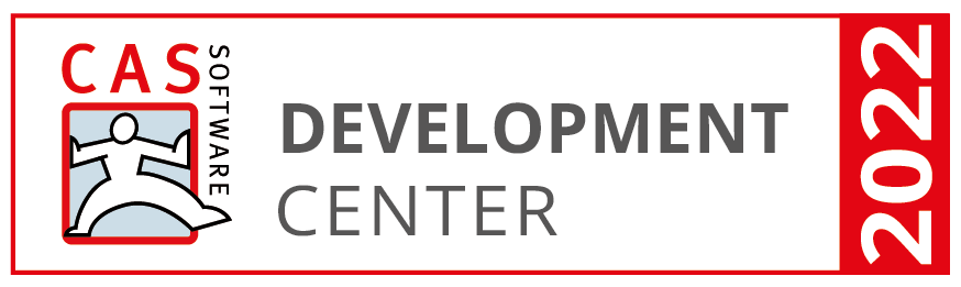 Auszeichnung als Development Center 2022 der CAS Software AG