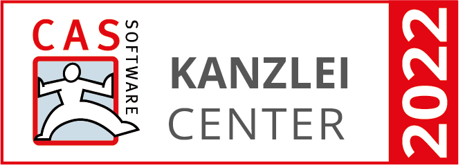 Auszeichnung als Kanzlei Center 2022 der CAS Software AG