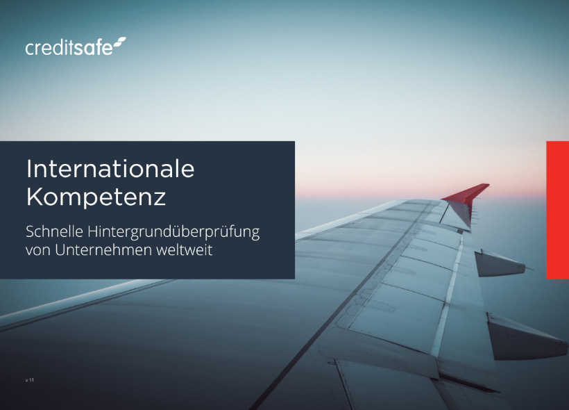 Prospektvorschau zu Creditsafe - Internationale Kompetenz