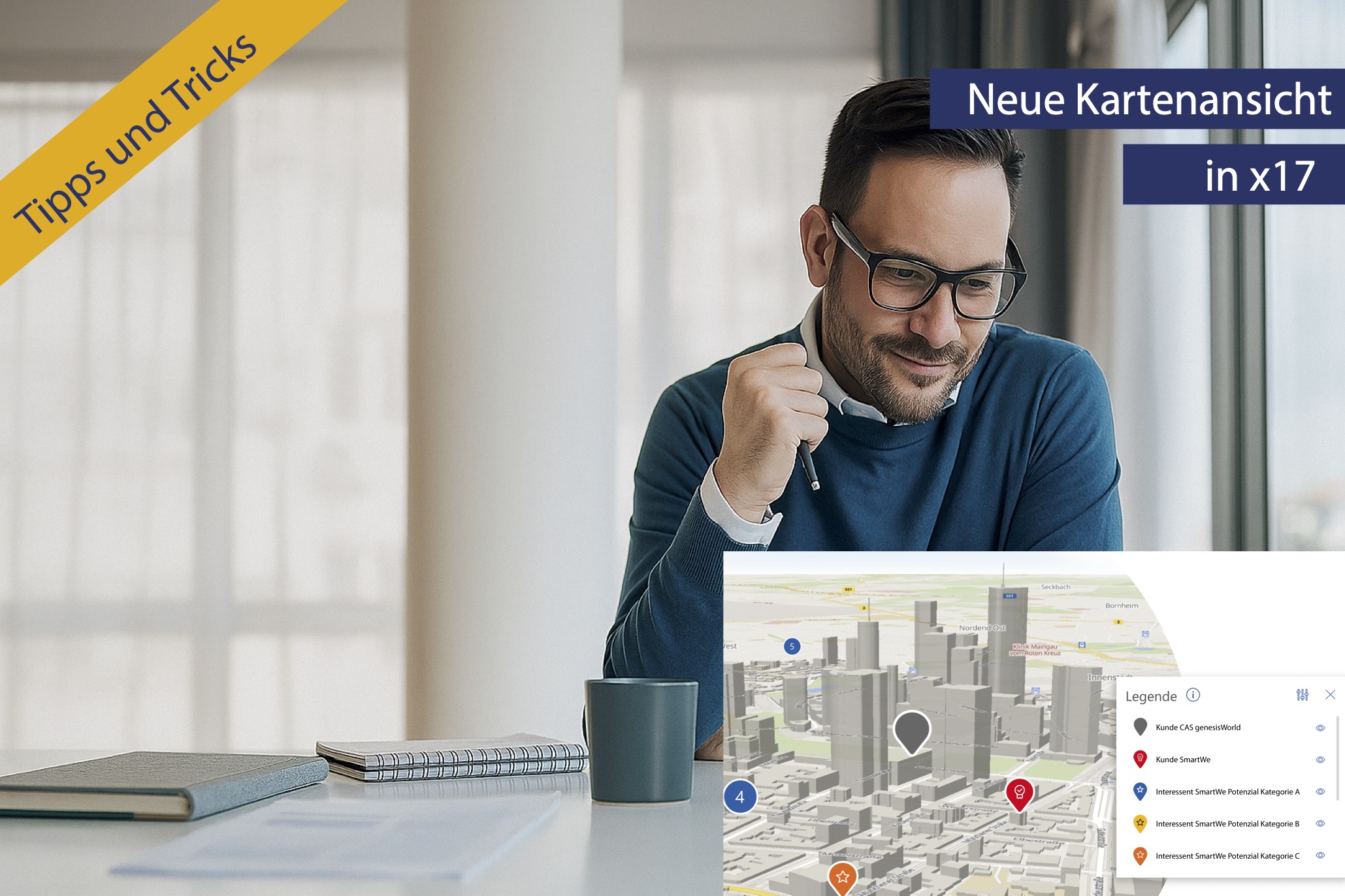 SmartMaps in CAS genesisWorld x17